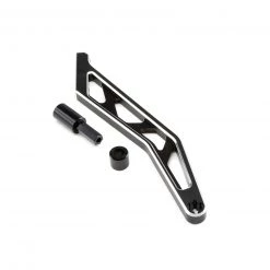 Losi Chassis Brace, Rear, Black, Aluminum: MTXL