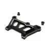 Losi Front Top Plate, Black, Aluminum: DBXL-E