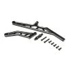 Losi Chassis Brace Set Rear, Aluminum Black: DBXL-E 2.0