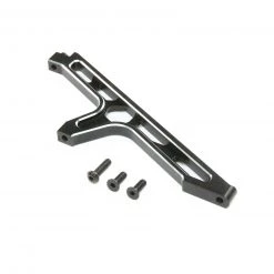 Losi Chassis Brace Front, Aluminum Black: DBXL-E 2.0