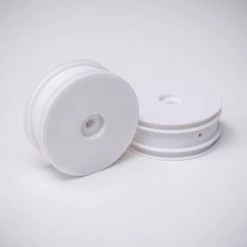 Losi Front Wheel, White (2): Mini-B