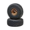 Losi 2.2 Wheels with BFG Tire, Copper: Lasernut U4