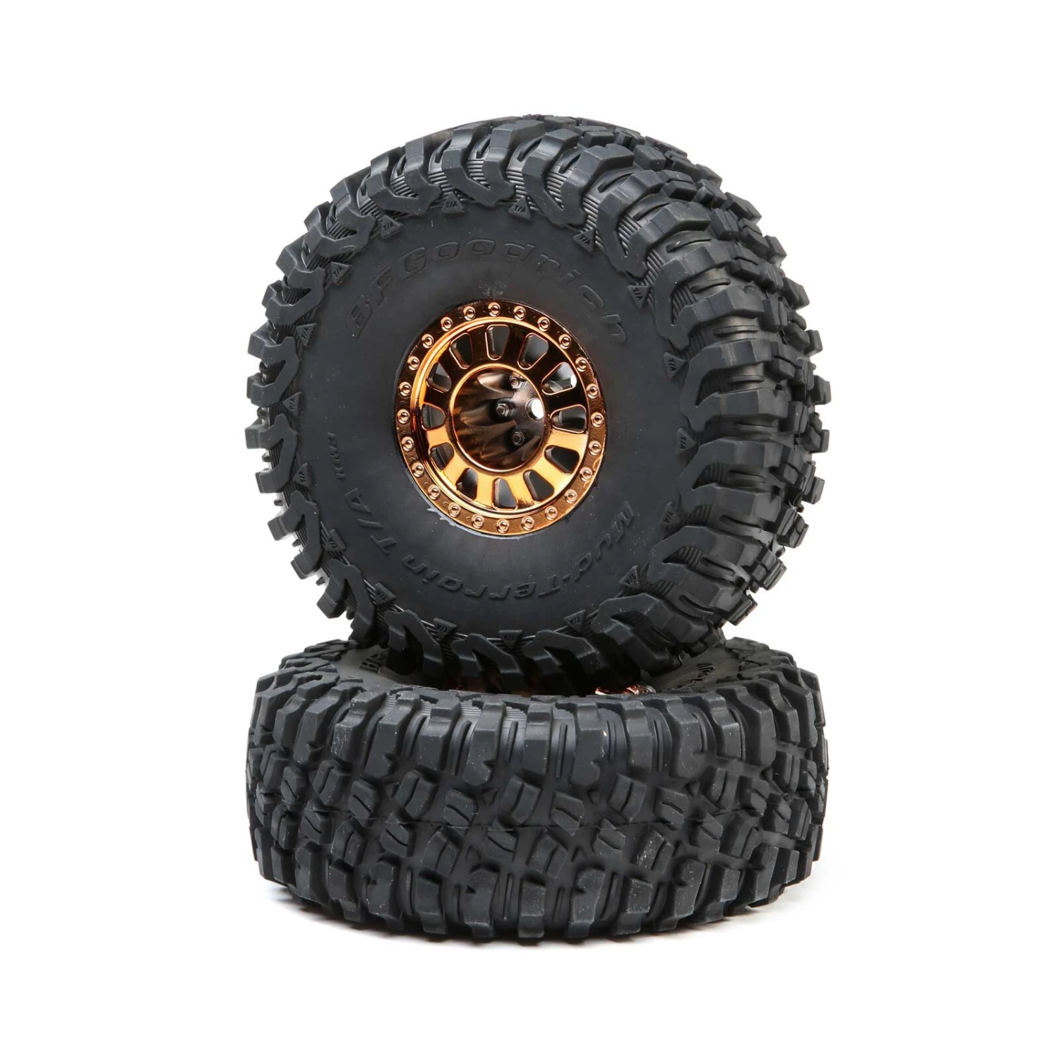 Losi 2.2 Wheels with BFG Tire, Copper: Lasernut U4 3 Losi 2.2 Wheels with BFG Tire, Copper: Lasernut U4