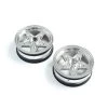 Losi Front Wheel, Chrome (2): 22S Drag -Losi Sales LOS43045 A0 3G731TSB