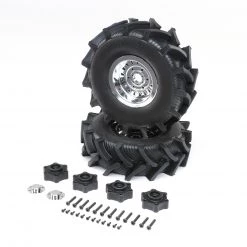 Losi D&D Paddy Tire w/Foam, Premount (2): LMT Mega