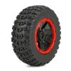 Losi 1/5 Left & Right Front/Rear 4.75 Pre-Mounted Tires, 24mm Hex (2): DB XL