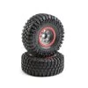 Losi 1/6 Maxxis Creepy Crawler LT Front/Rear 3.6 Pre-Mounted Tires, 20mm Hex (2): Super Rock Rey