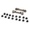 Losi Adjustable Front Hinge Pin Brace with Inserts: 8B/8T