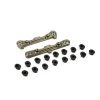 Losi LRC Adj Rear Hinge Pin Brace with Inserts: 8B/T 2.0