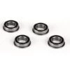 Losi 8x14x4 Flanged Rubber Seal Ball Bearing (4): 8X, 8XE