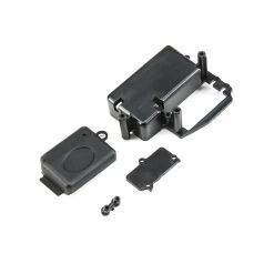 Losi Radio Tray with Switch Cover Blnk & Reciever Cover: TEN-SCTE