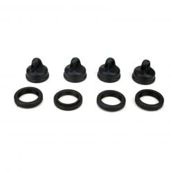 Losi Shock Adjuster Nut & Cap (4): LST2, AFT, XXL2