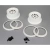 Losi 1/5 Wheel and Beadlock Set 4.75, 24mm Hex, White (2): 5IVE-T