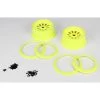 Losi 1/5 Wheel & Beadlock Set 4.75, Fluorescent Yellow (2): 5IVE-T -Losi Sales LOSB7035 A0 N1JBJCPR