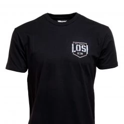 Losi Crest T-Shirt Medium - Black 6 Losi Crest T-Shirt Medium - Black -Losi Sales LOSP026M A01 GEY2S0D3